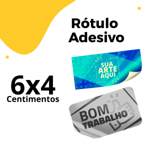 Adesivo Rótulo 6x4 cm Papel Couche Cartelas Impressão Laser Color  Alta qualidade Brilho Adesivos papel Brilho cola de borracha 178g.  (Cobertura Couche) 